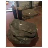 SZ. 9 BOATS, TARP CANVAS, COLLER BAG