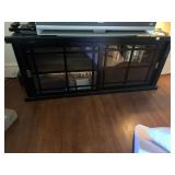 MODERN WOOD CABINET IDEAL FOR TV W/ 2 SLIDING