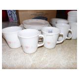 CORELLE DISHES SERVICE FOR 8, ONLY 5 BOWLS