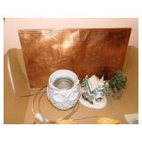 LAST SUPPER, DEER FIGURINE, OWL LIGHT, ETC.