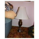 BRASS LOOKING LAMPS PAIR