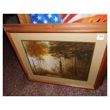 DEER IN THE WOODS & EAGLE PICTURE