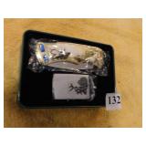 NEW OB LIGHTER AND MATCHING KNIFE WITH DEER