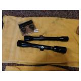 BUSHNELL SCOPES, 9MM MAG, WEAVER 1" SCOPE RINGS