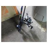 THREE FISHING RODS