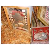 BUDWEISER BEER MIRROR FRAMES, BUDWEISER SARATOGA