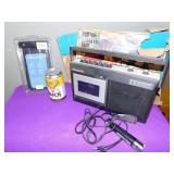 YETI BANK, PANASONIC PORTABLE CASSETTE RECORDER,