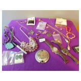 NECKLACES, HARLEY DAVIDSON EMBLEM, BELT BUCKLE,