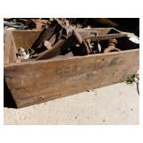 SPIKES IN WOODEN CORNED BEEF BOX