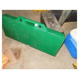 PLASTIC FOLDING TABLE GREEN, COOLER