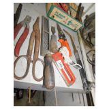 WELDING TIP, TIN SNIPS, PLANE, ETC.