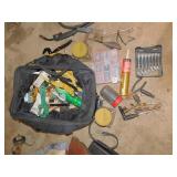 TOOL BAG WRENCHES, SCREWS, ETC.
