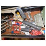 WRENCHES, HACK SAW, ETC.