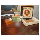 NEW HEINZ CLOCK, HEINZ RECIPE BOX AND TIN BOX