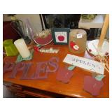 APPLE KITCHEN DÉCOR, CANDLE HOLDERS, ETC.