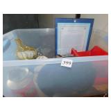 MUGS, HEN WITH EGGS, CANDLE HOLDERS, ETC.