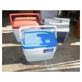 3 SMALL COOLERS