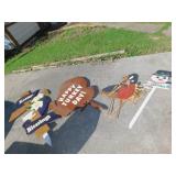 WOODEN YARD DECORATIONS FOR HOLIDAYS
