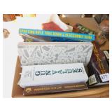 GUN BUYING BOOKS, VHS TAPES, ETC.