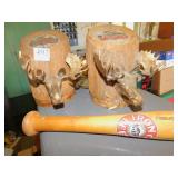 MOOSEHEAD BEER DECORATIONS, IRON CITY BAT