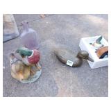 METAL DUCK, GLASS DUCKS