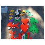 HOLIDAY PLASTIC DECORATIONS