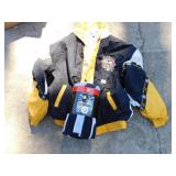 PIRATES JACKET XL, STEELER FLEECE BLANKET