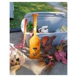 RUG BEATER, WOODEN DECORATIONS, ETC.