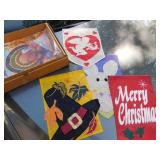 CHRISTMAS CARDS, HALLOWEEN DECORATIONS