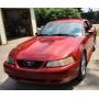 2000 RED FORD MUSTANG 89,718 MILES