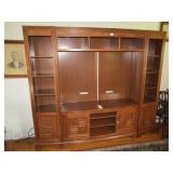 WALL UNIT - 3 SECTIONS WITH CENTER OPENING 55" X