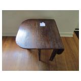 OAK DROP SIDE TABLE 18" H X 12" W X 21" D