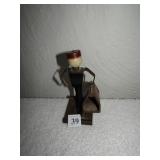 METAL BUSINESSMAN W/ REMOVEABLE CASE 7" H X 3.5"