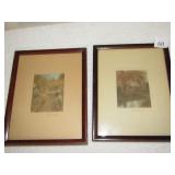 WALLACE NUTTING PRINT 9.75 X 7.75" OVERALL FRAME