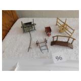 FRANCE BROWN BRIDGE, BRITAIN FENCE, LEAD WAGON,