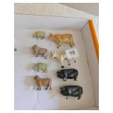 BRITAIN BLACK PIGS, BRITAIN COW, UNMARKED GOAT, 4