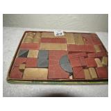 TWO SETS OF VINTAGE BLOCKS