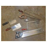 BUTCHER KNIVES, HAND SAWS