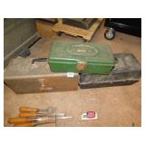 3 TOOLBOXES 2 METAL 1 PLASTIC