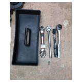 CRAFTSMAN SOCKET RATCHETS; BLACK N DECKER SOCKET