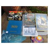 GAMES AND FRAMED MOVIE POSTER