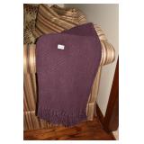 PURPLE ACCENT BLANKET