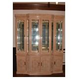 2 PIECE BREAKFRONT DREXEL CHINA DREXEL HERITAGE