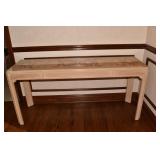 DREXEL HERITAGE CORINTHIAN ACCENT TABLE 58"W 17"D