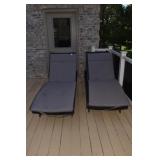 WOVEN CHAISE ADJUSTABLE BACK 77"L 28"W REMOVABLE