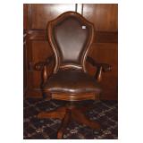 WOOD FRAME W/ TACK DECORATION 5 WHEEL 44" H X 26"