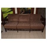 INDOOR PATIO SOFA 83" L X 35" D X 29" BAMBOO