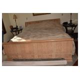 KING SLEIGH BED 80" W X 44" H LIKE NEW CONDITION