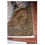 WOOL AREA RUG 110" X 73"