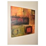 35" SQUARE MODERN DESIGN ON CANVAS